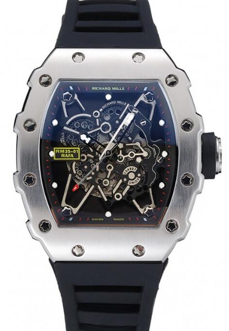 Replica Richard Mille RM 35-01 Rafael Nadal steel Watch Replica Richard Mille RM 35-01 Rafael Nadal steel Watch